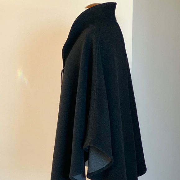 DINO GASPARI, cashmere and wool grey cape, italian fabric - Picture 4 of 7